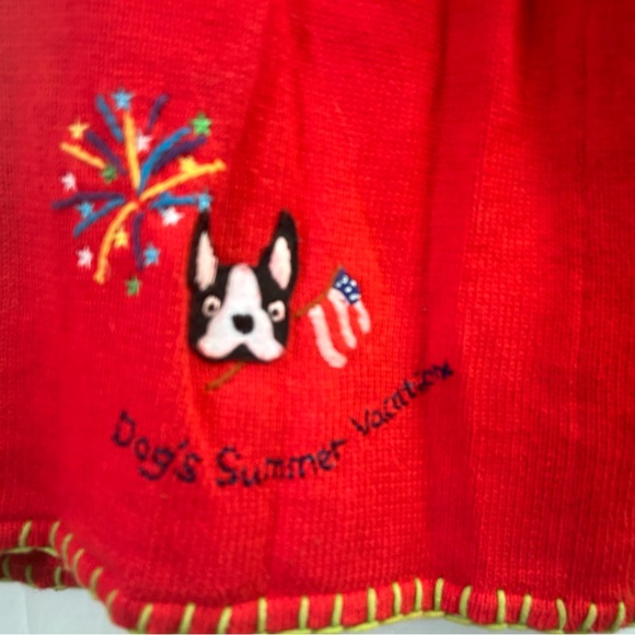 Marisa Christina Vintage Dod’s Summer Vacation Cardigan Sweater Size XL - Picture 5 of 8